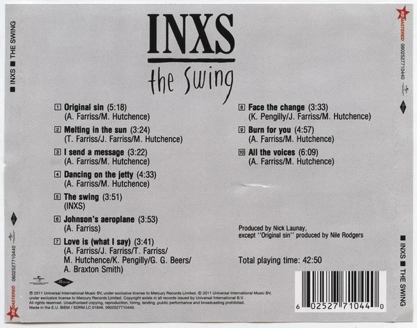 CD Inxs "The Swing" – photo 2